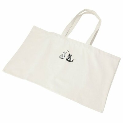 ニトリ公式通販ニトリネット ペア猫トートバッグ(Lサイズ ベージュ)商品画像