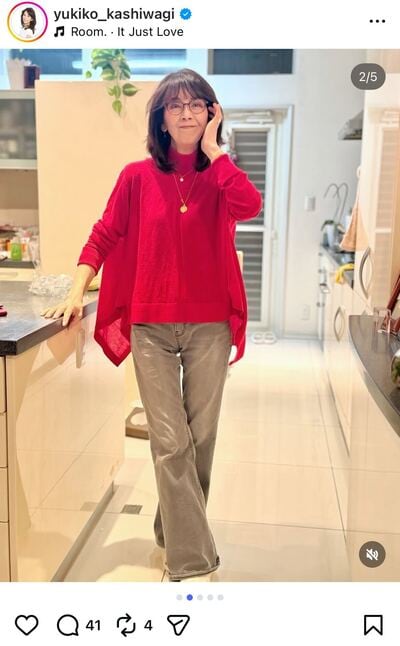 柏木由紀子のInstagram投稿