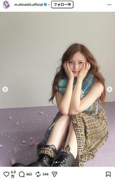 白石麻衣のInstagram投稿