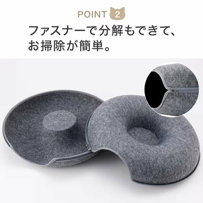 ニトリ、ペットベッド(フェルト ドーナツ)商品画像