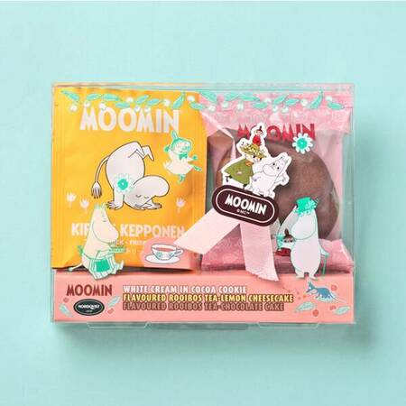 ムーミンティー＆クッキーギフトボックス（ムーミン＆スナフキン）
