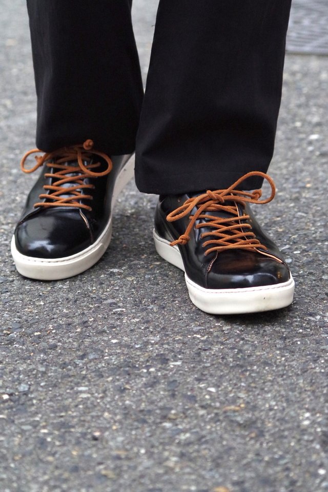 MOCCS - レザースニーカー ¥19,224（税込）