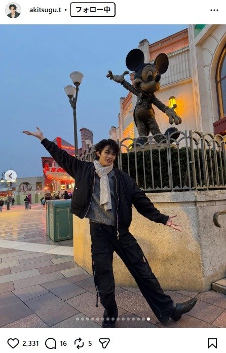 出所：冨永章胤のInstagram（＠akitsugu.t） 参照日：2026年2月4日