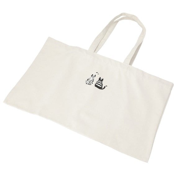 出所：ニトリ公式通販ニトリネット ペア猫トートバッグ(Lサイズ ベージュ)