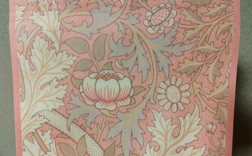 筆者撮影（セリア、ジップバッグ 5P ウィリアム・モリス）