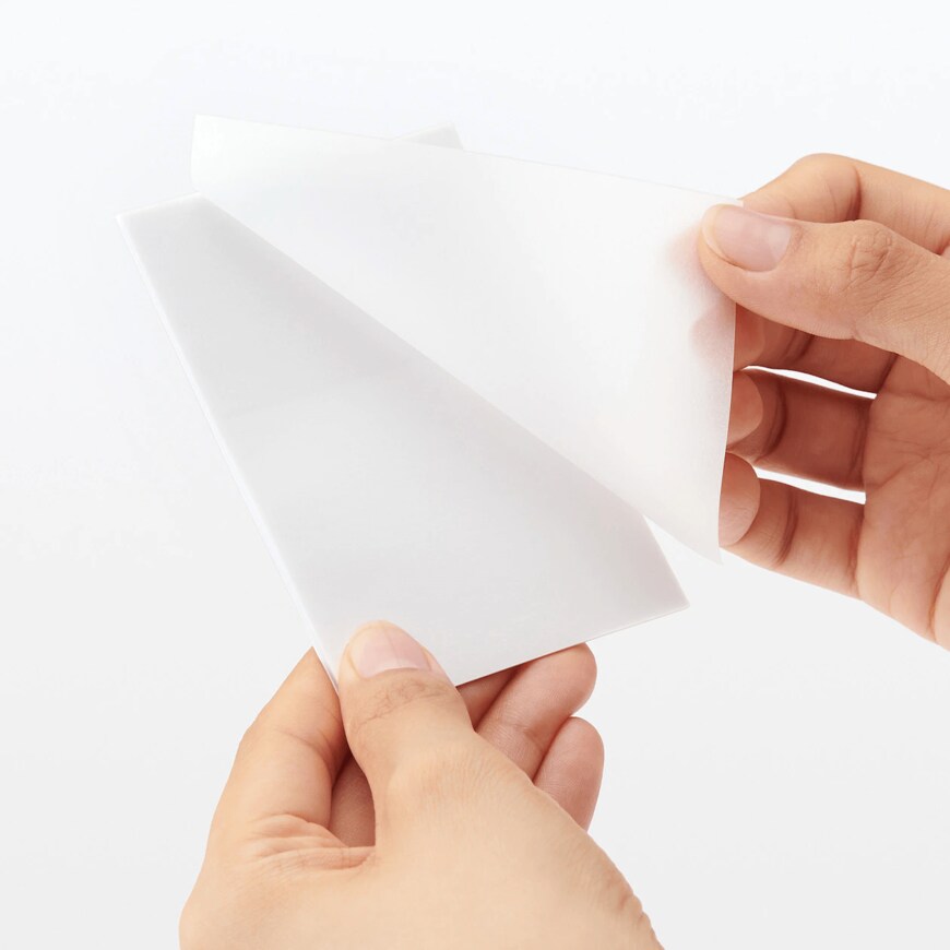 出所：無印良品　貼ったまま読める透明付箋紙