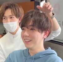 オーダーは「ニュアンスパーマでおしゃれに」イメチェン希望の男性　ラフな動きのパーマで印象アップ！