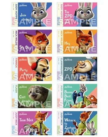 Disney go out collection ステッカー （ランダム全10種）