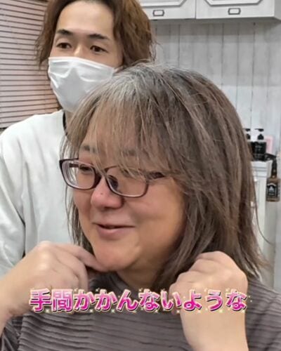 手間のかからない髪型がいいと話す女性