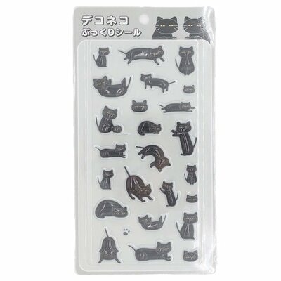 ニトリ、ぷっくりシール(デコネコ+デコネコナイトパーティーセット)商品画像