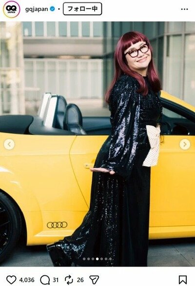 GQ JAPANの公式Instagram投稿