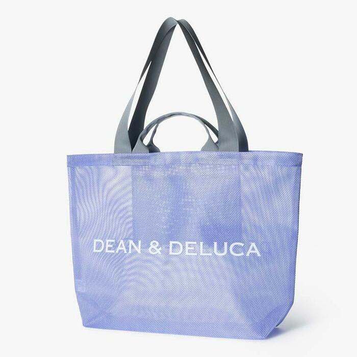 DEAN & DELUCA メッシュトートバッグ ライラック Lサイズ