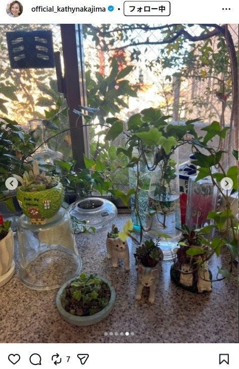 出所：キャシー中島のInstagram（＠official_kathynakajima） 参照日：2026年1月8日