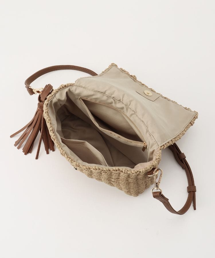 出所：ハニーズ公式通販 タッセル付雑材ショルダー