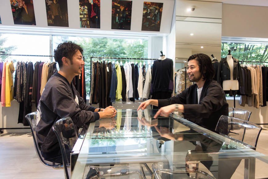 写真右：TOKYO BASE 高嶋氏、写真左：STYLER 小関
