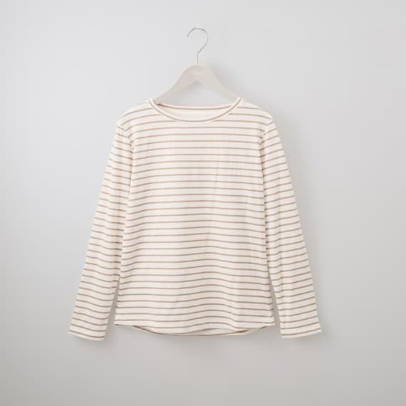 ニトリ公式　ベーシックボーダーボートネックＴシャツ