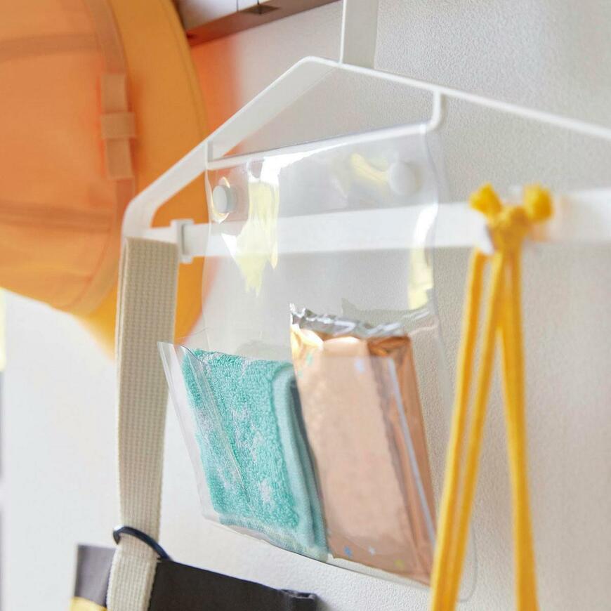 山崎実業、お片付けハンガータワー画像