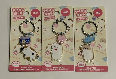 キャンドゥ、9398 揺れるアクリルキーホルダー ねこ商品画像