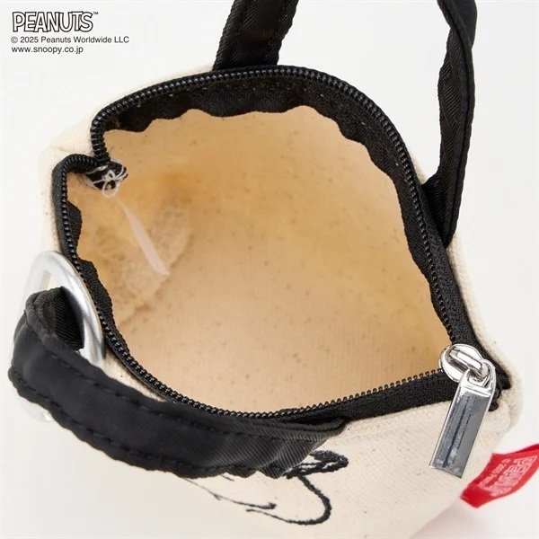 スヌーピー キャンバスポーチチャーム 