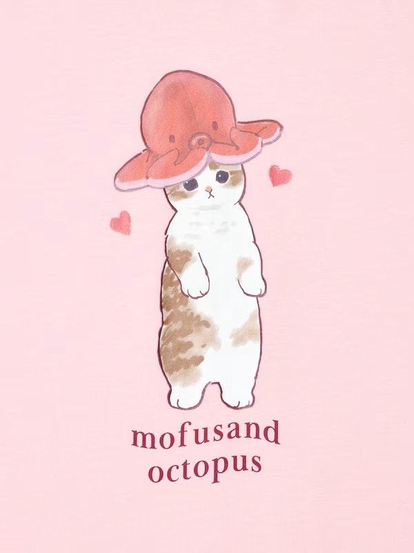 タコを被ったにゃんこがかわいい