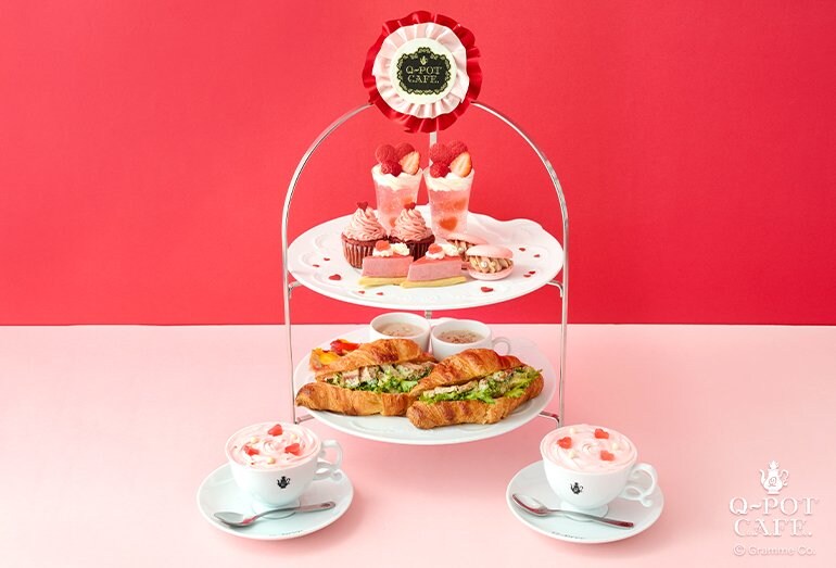 出所：株式会社グラム Q-pot.「【Q-pot CAFE.】期間限定「2024 Valentine」メニューが登場！」（2024年1月5日）PR TIMES