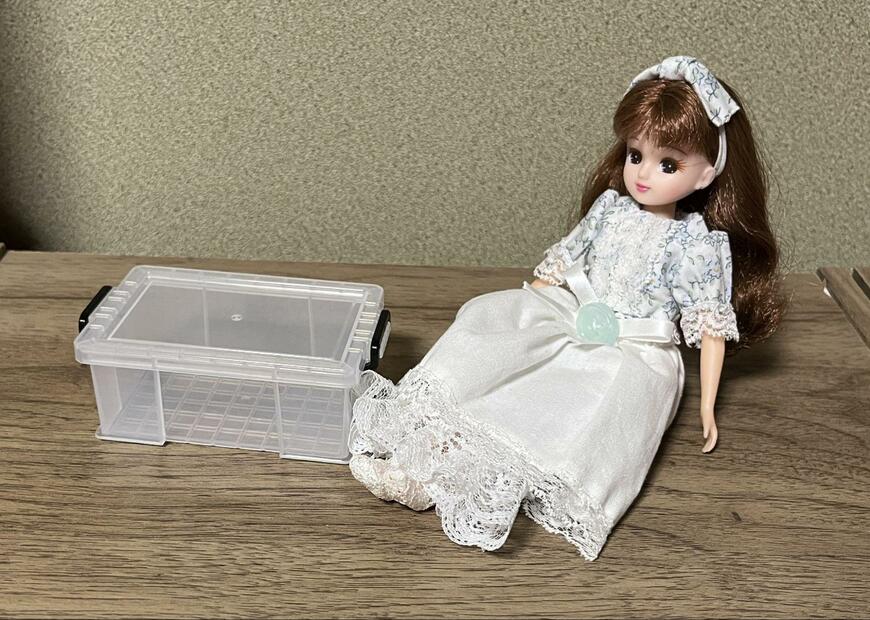 筆者撮影（キャンドゥ、衣装ケース風 小物入れ）