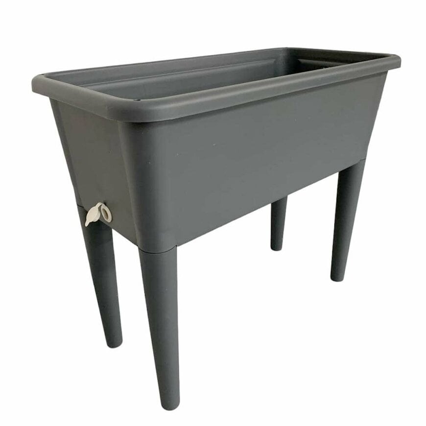 コメリ公式　Breezy Green 脚付きプランター760型　グレー