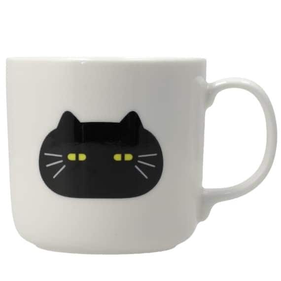 ニトリ公式　【デコホーム商品】マグ(デコネコフェイス cDN04)