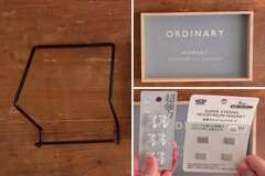 【100均DIY】キャンドゥの木製トレー・セリアのアイアンスタンド・マグネットで...→おしゃれな〈小物フックスタンド〉が作れる！