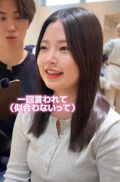 ボブは似合わないと言われて諦めたとのこと