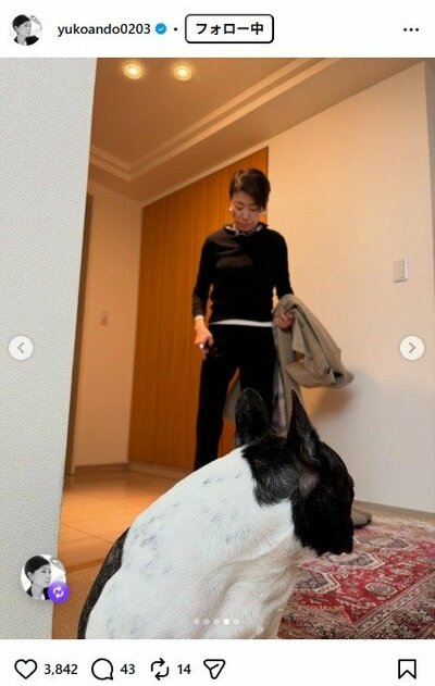 安藤優子のInstagram投稿