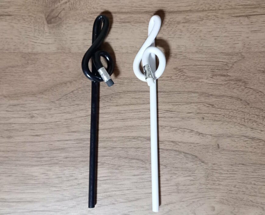 出所：筆者撮影（セリア、鉛筆 ト音記号 MA-1277）