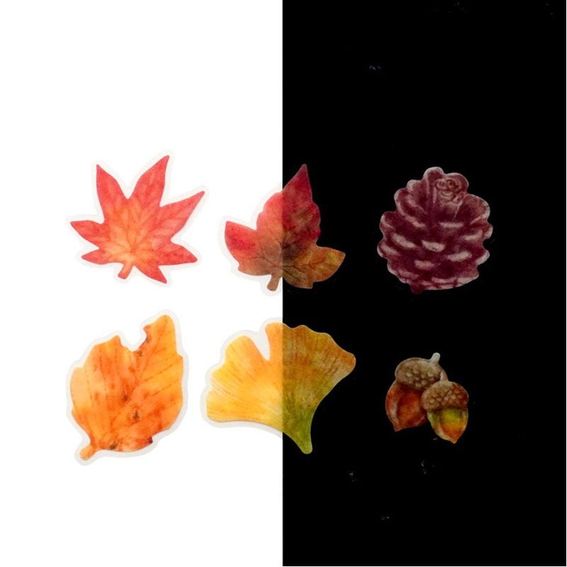 出所：Can★Doネットショップ フレークシール　秋のいろどり