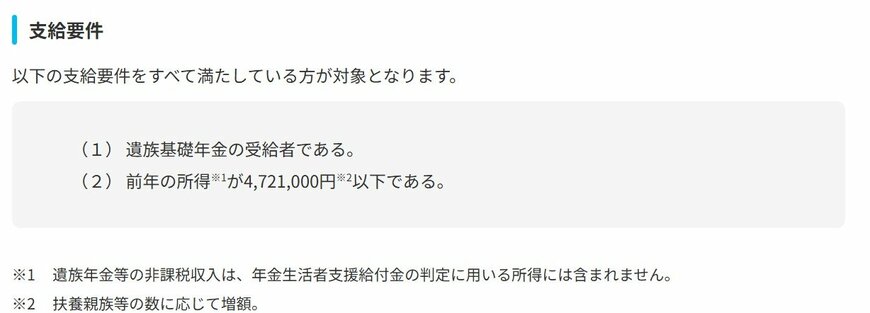 出所:厚生労働省「年金生活者支援給付金制度について」