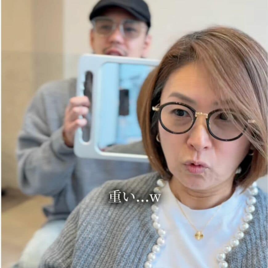 【大変身】髪の重みが気になる女性がカットで大胆イメチェン！「スッキリした！」と大満足