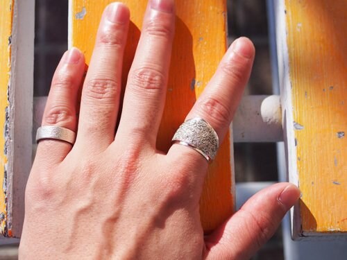 インディアンジュエリー-ホピ族 Marlin Honhongva ティアラ リング 19号 ¥39,960（税込）