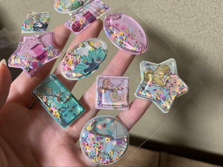 筆者撮影（セリア、ティンカーベルウォーターシール）