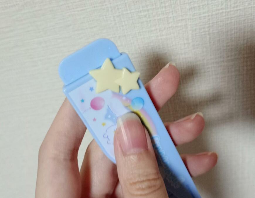 筆者撮影（セリア、スライドコーム C/N スカイ）