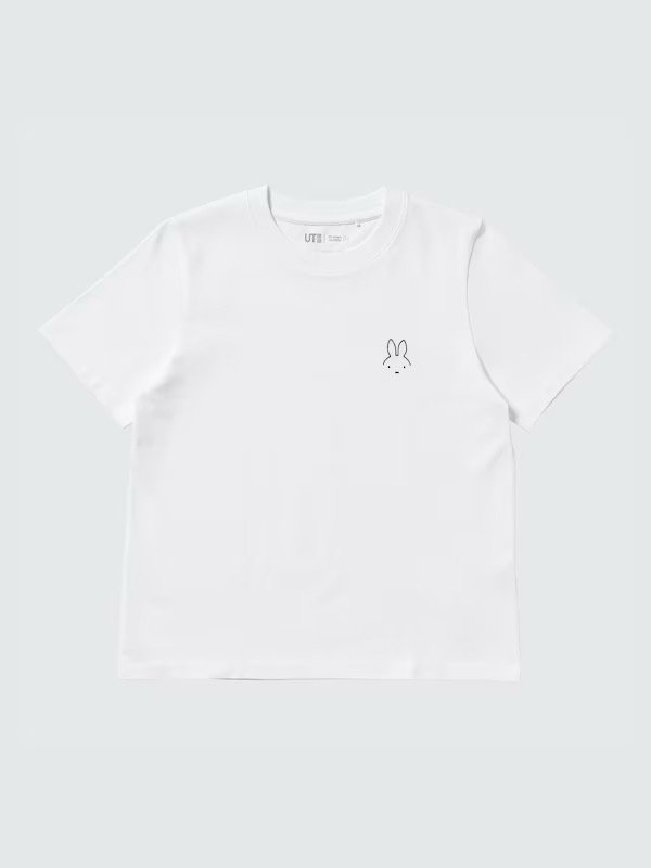 ユニクロ公式　ミッフィー UT／カラー：00 WHITEの画像