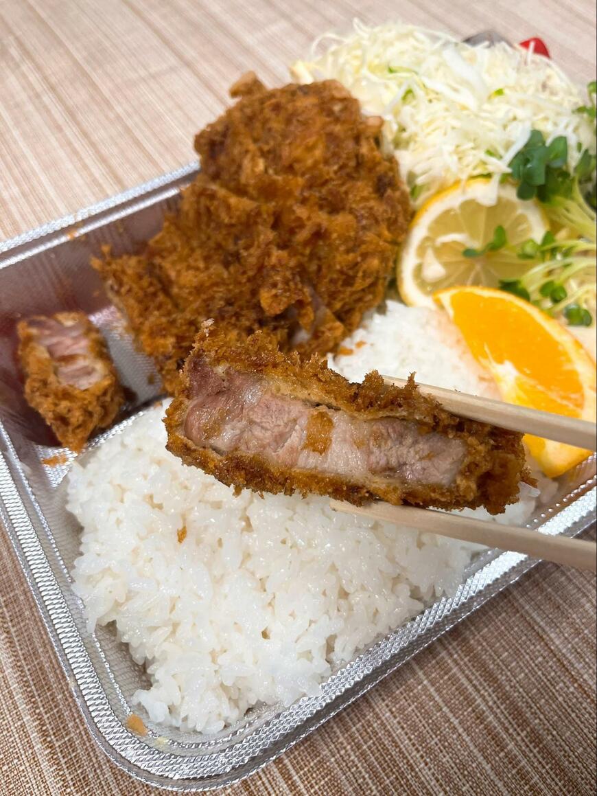 「とんかつ赤城」のロースカツ