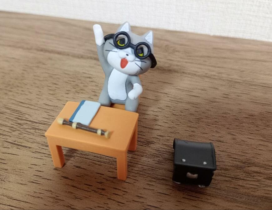 株式会社トイズキャビン、仕事猫小学校ミニフィギュアコレクション画像