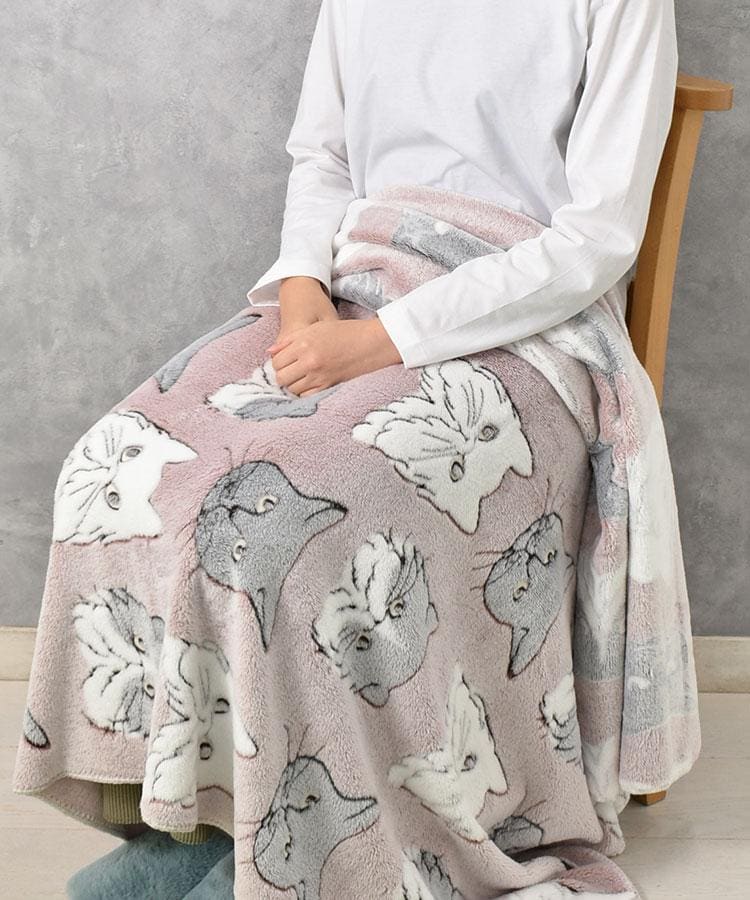 Bleu Bleuet（ブルーブルーエ）、ファニーブランケットL商品画像