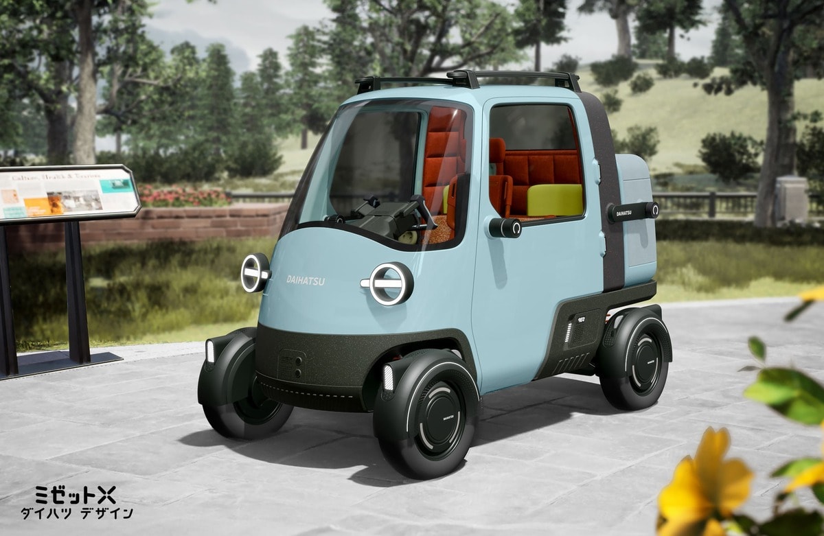 ディスク ミゼット タイプ 机 オフィス 目立つ オート三輪 超希少 旧車 ダイハツ】「デザインがツボすぎる」世界初公開の「ミゼットX