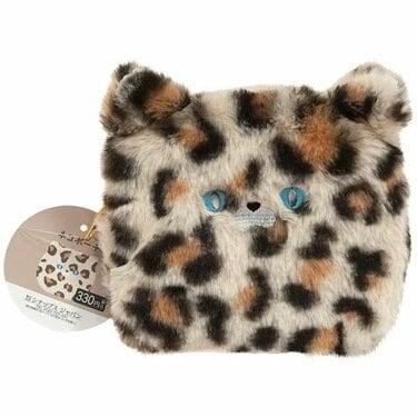 猫好き必見のレオパード柄ポーチ」キャンドゥ新作「330円マチ付で