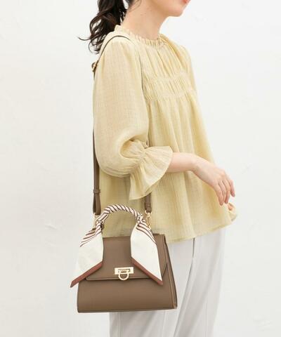 ハニーズ、スカーフ付フラップバッグ商品画像