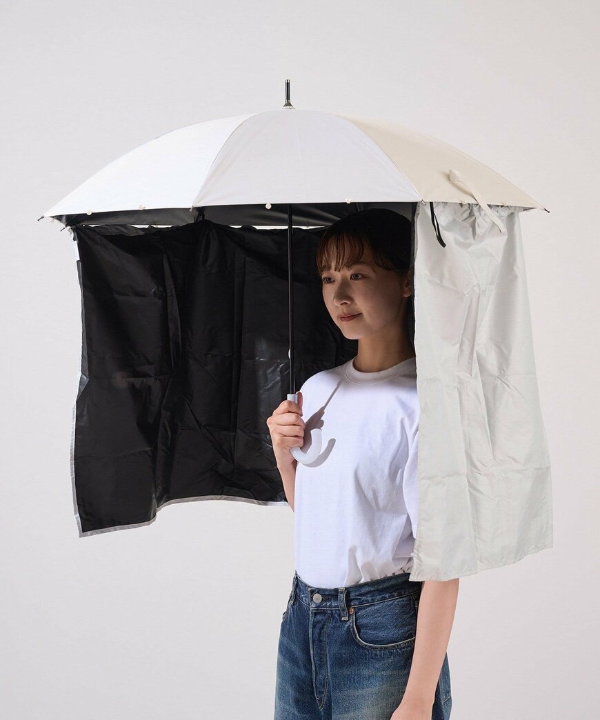 出所：3COINS公式　UV傘用カーテン