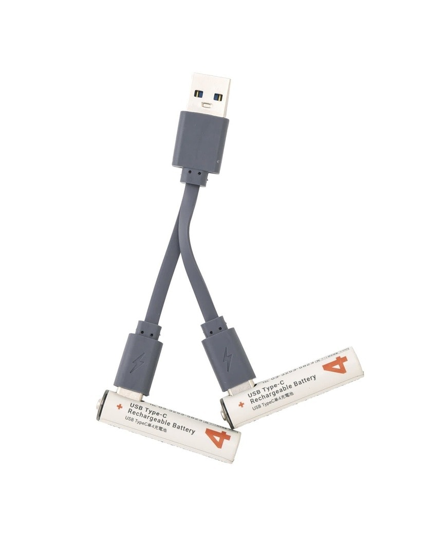 出所：パルグループ公式ファッション通販サイト　USB TypeC単4充電池