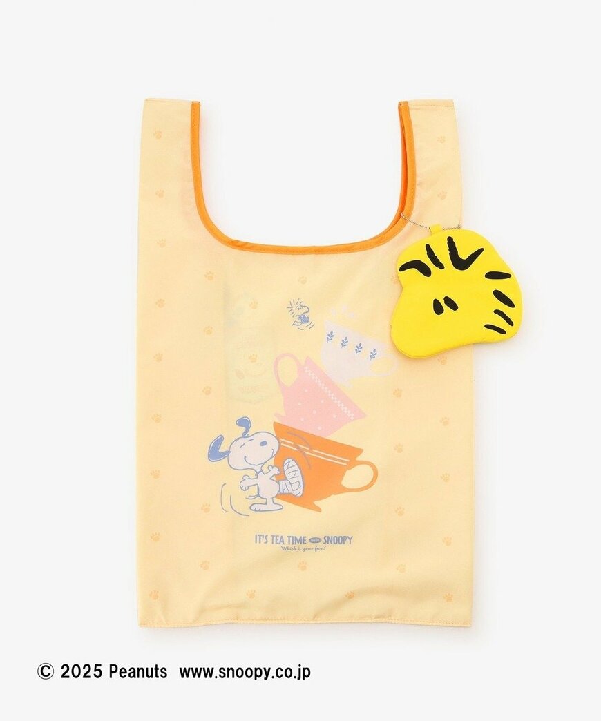 出所：Afternoon Tea LIVING公式　コンパクトバッグ/PEANUTS（イエロー）　(C)2025 Peanuts