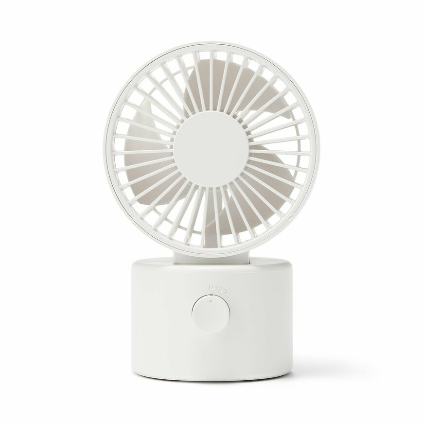 出所：無印良品公式　首振り機能付き　コードレスデスクファン