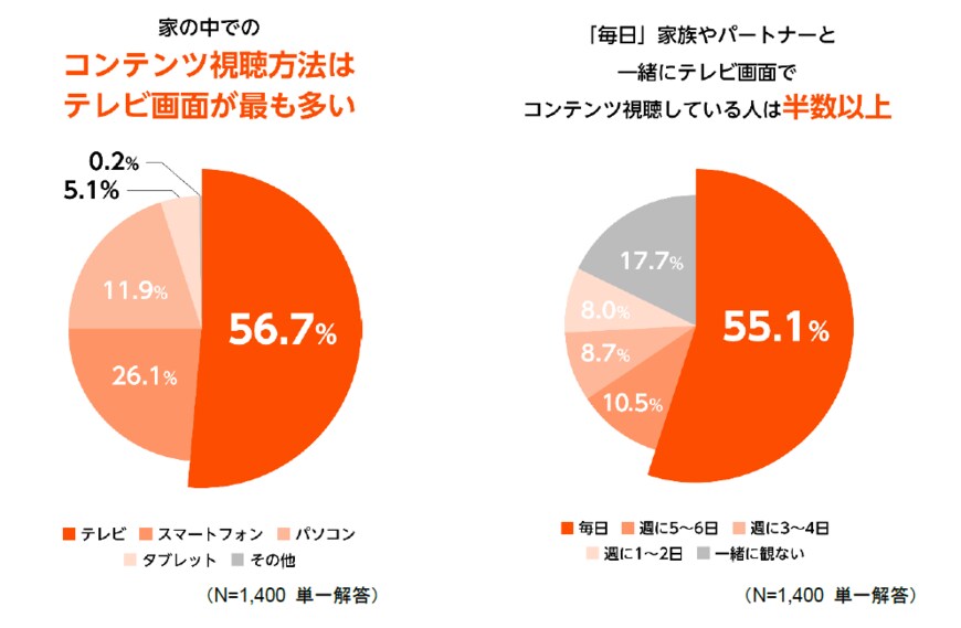 調査結果のグラフ